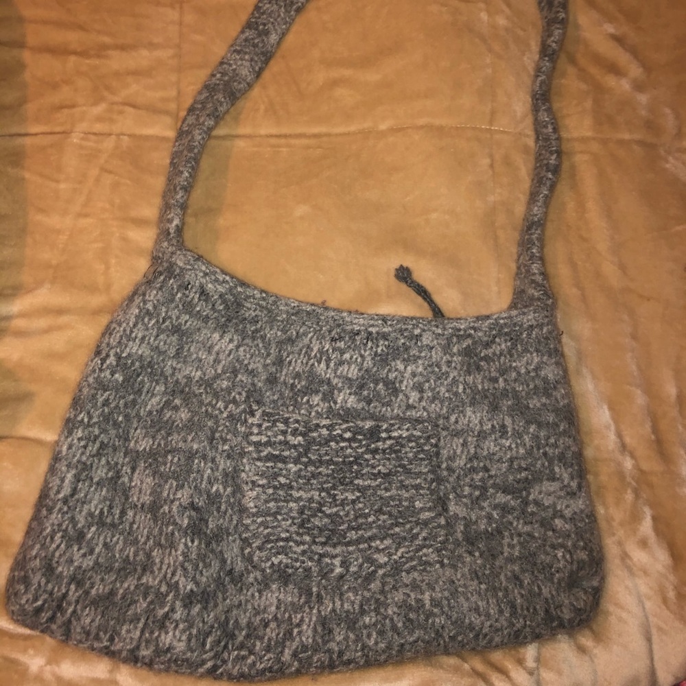 Wool Messenger Bag